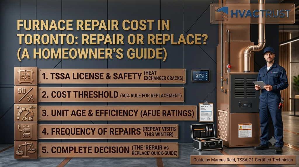 Furnace Repair Cost in Toronto: Should You Repair or Replace?