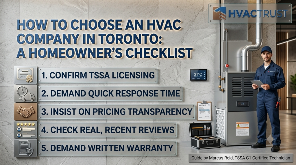 How to Choose an HVAC Company in Toronto: A Homeowner’s Checklist?